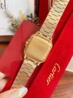 SANTOS LADY 35MM QUARTZ 35MM GOLD DIAMOND - Image 13