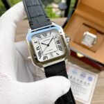 SANTOS 38MM STEEL AUTOMATIC LEATHER - Image 11
