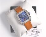 SANTOS LADY 35MM QUARTZ STEEL CASE LEATHER - Image 3