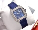 SANTOS LADY 35MM QUARTZ STEEL CASE LEATHER - Image 13