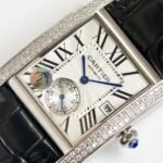 TANK MC LADIES SECOND TIME STEEL CASE DIAMOND BEZEL - Image 5