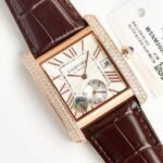 TANK MC LADIES SECOND TIME GOLD CASE DIAMOND BEZEL - Image 9
