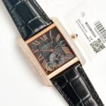 TANK MC LADIES SECOND TIME GOLD CASE DIAMOND BEZEL - Image 2