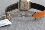 SANTOS 34MM STEEL CASE BROWN LEATHER - Image 17