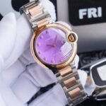 BALLON BLEU 33MM ROSE GOLD PURPLE DIAL - Image 10