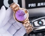 BALLON BLEU 33MM ROSE GOLD PURPLE DIAL - Image 4