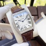 TORTUE 40MM DIAMOND BEZEL LEATHER STRAP - Image 5