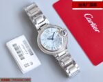 BALLON BLEU 33MM STEEL ICE BLUE DIAL DIAMOND BEZEL - Image 8