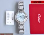 BALLON BLEU 33MM STEEL ICE BLUE DIAL DIAMOND BEZEL - Image 3