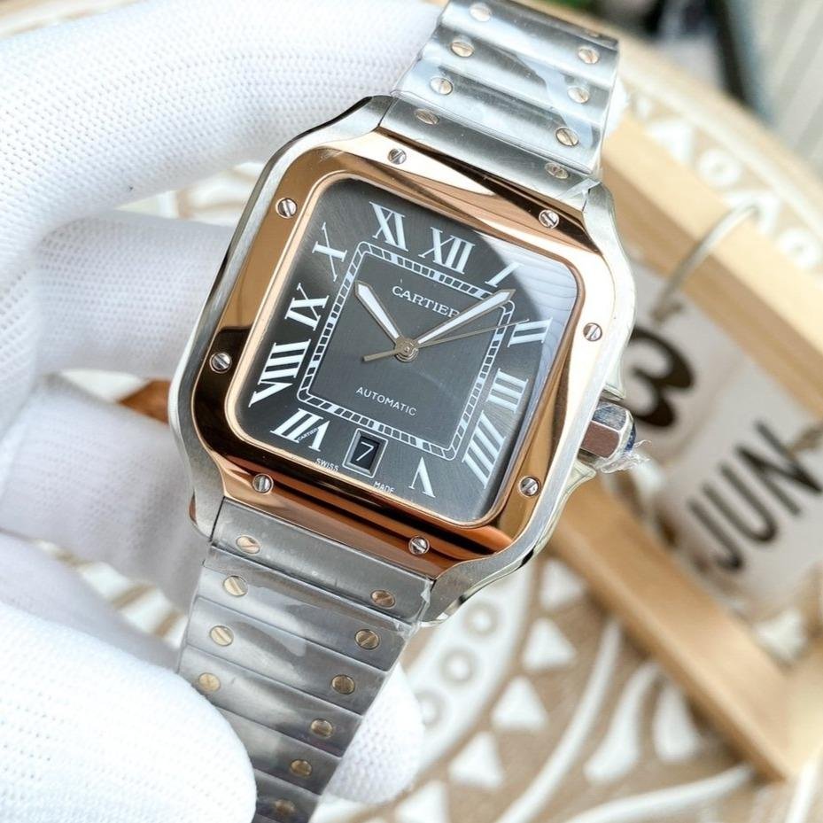 13275155412095818_261f4f1e-ba45-4ee4-a153-f8d855b40e1f SANTOS DE CARTIE STEEL GREY DIAL - Image 1
