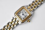 PANTHERE DE CARTIE 22MM QUARTZ GOLD STEEL WHITE DIAL - Image 11