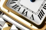 PANTHERE DE CARTIE 22MM QUARTZ GOLD STEEL WHITE DIAL - Image 4