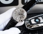 BALLON BLANC 33MM AUTOMATIC STEEL CASE ARABIC NUMERALS - Image 15
