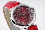 BALLON BLEU 33MM AUTOMATIC RED DIAL LEATHER 2021 - Image 10