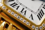 PANTHERE 27MM GOLD CASE DIAMOND BEZEL WHITE DIAL - Image 13