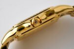 PANTHERE 27MM GOLD CASE DIAMOND BEZEL WHITE DIAL - Image 14