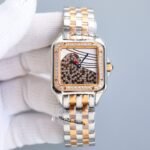 PANTHERE 27MM PINK GOLD CASE DIAMOND BEZEL DIAMOND DIAL - Image 2