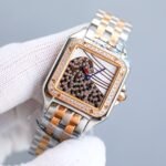 PANTHERE 27MM PINK GOLD CASE DIAMOND BEZEL DIAMOND DIAL - Image 3