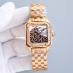 PANTHERE 27MM PINK GOLD CASE DIAMOND BEZEL DIAMOND DIAL - Image 13