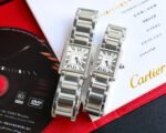 TANK MUST SMALL STEEL DIAMOND BEZEL WHITE DIAL - Image 4