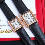 TANK MUST SMALL PINK GOLD LEATHER STRAP WHITE DIAL - Image 7
