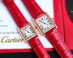 TANK MUST SMALL PINK GOLD LEATHER STRAP WHITE DIAL - Image 3