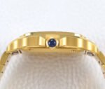 SANTOS LADY 35.1MM AUTOMATIC GOLD DIAMOND BEZEL - Image 5