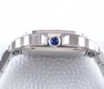 SANTOS LADY 35.1MM AUTOMATIC SILVER DIAMOND BEZEL - Image 14
