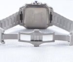 SANTOS LADY 35.1MM AUTOMATIC SILVER DIAMOND BEZEL - Image 8