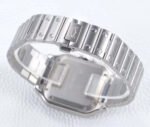 SANTOS LADY 35.1MM AUTOMATIC SILVER DIAMOND BEZEL - Image 9