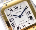 SANTOS LADY 35.1MM AUTOMATIC GOLD STEEL - Image 4