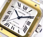 SANTOS LADY 35.1MM AUTOMATIC GOLD STEEL - Image 5