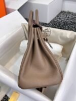 HM BIRKIN 25CM BROWN TOGO LEATHER SILVER HARDWARE - Image 3