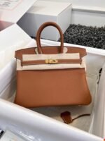HM BIRKIN 25CM GOLD TOGO LEATHER GOLD HARDWARE - Image 7