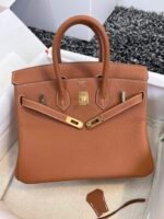 HM BIRKIN 25CM GOLD TOGO LEATHER GOLD HARDWARE - Image 6