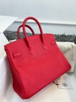 HM BIRKIN 25CM RED TOGO LEATHER GOLD HARDWARE - Image 3