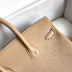 HM BIRKIN 25CM BEIGE TOGO LEATHER GOLD HARDWARE - Image 13
