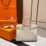HM BIRKIN 30CM CREAMY WHITE TOGO LEATHER SILVER HARDWARE - Image 11