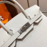 HM BIRKIN 30CM CREAMY WHITE TOGO LEATHER SILVER HARDWARE - Image 6