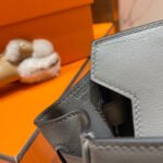 HM BIRKIN 30CM GREY SWIFT LEATHER GOLD HARDWARE - Image 17