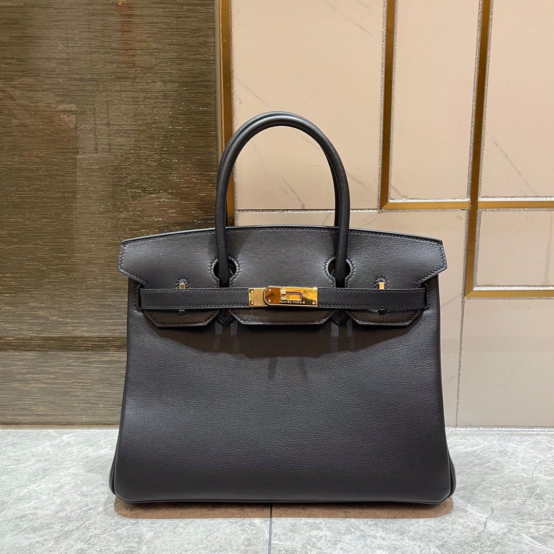 13342606784467823_5300268c-2446-4e9d-9261-19f14dad7a7f HM BIRKIN 30CM BLACK SWIFT LEATHER GOLD HARDWARE - Image 1
