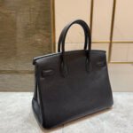 HM BIRKIN 30CM BLACK SWIFT LEATHER GOLD HARDWARE - Image 13