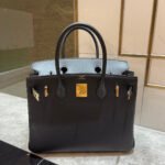 HM BIRKIN 30CM BLACK SWIFT LEATHER GOLD HARDWARE - Image 14