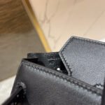 HM BIRKIN 30CM BLACK SWIFT LEATHER GOLD HARDWARE - Image 9