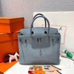 HM BIRKIN 30CM CLOUD BLUE TOGO LEATHER SILVER HARDWARE - Image 2