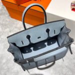 HM BIRKIN 30CM CLOUD BLUE TOGO LEATHER SILVER HARDWARE - Image 9