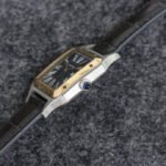 SANTOS DUMONT LADY GOLD CASE CROCODILE STRAP - Image 11