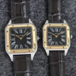 SANTOS DUMONT LADY GOLD CASE CROCODILE STRAP - Image 5