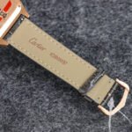 SANTOS DUMONT LADY PINK GOLD CASE CROCODILE STRAP - Image 8