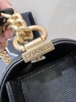 BOY BAG MEDIUM 25 BLACK CAVIAR GOLD HARDWARE - Image 12